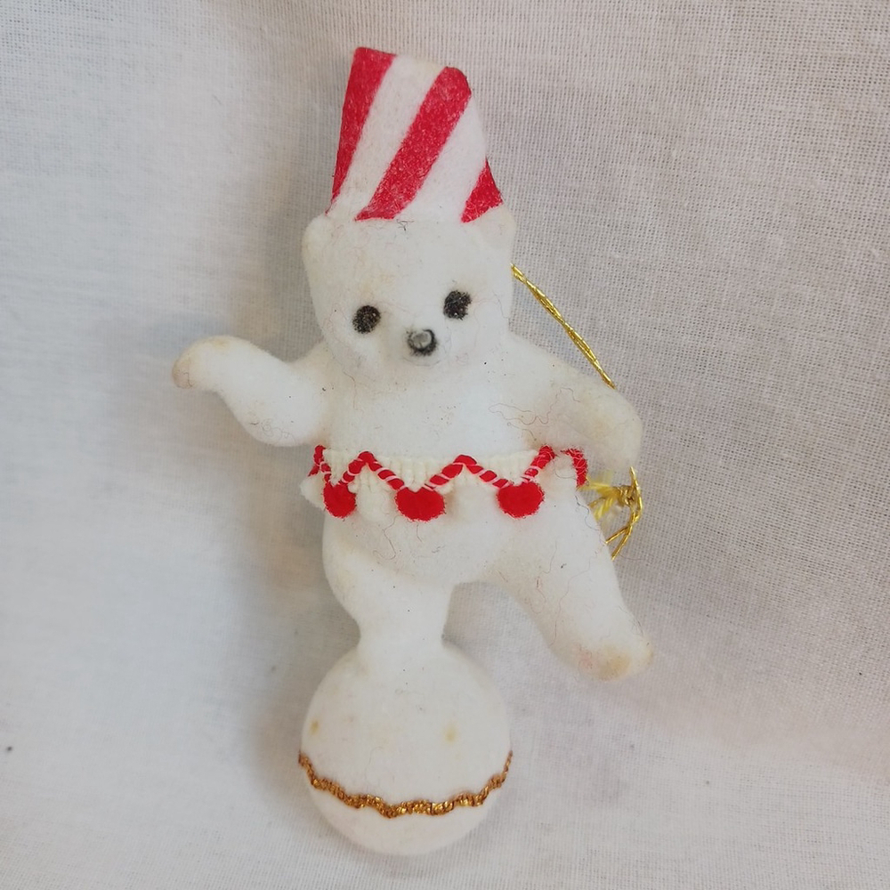 Vintage Dancing Bear Ornament Japan